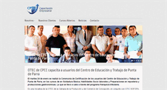 Desktop Screenshot of cpcccapacitacion.cl