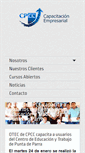 Mobile Screenshot of cpcccapacitacion.cl